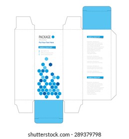 Package box design vector illustration