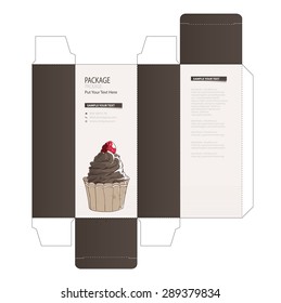 Package box design vector illustration