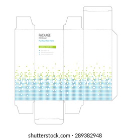 Package box design vector illustration