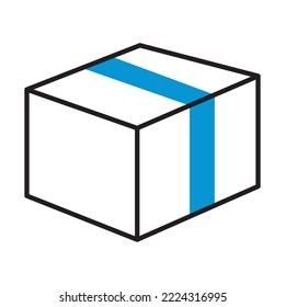 package box icon on white background