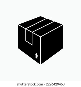 Package Box Icon. Parcel Symbol.