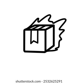 package box icon vector design