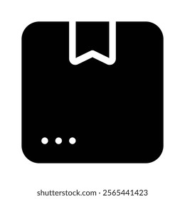 A package box symbolizing delivery, shipping, or packaging