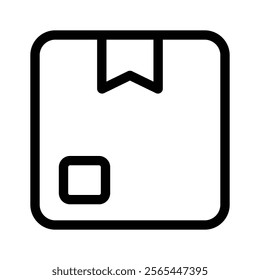 A package box symbolizing delivery, shipping, or packaging