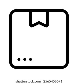 A package box symbolizing delivery, shipping, or packaging