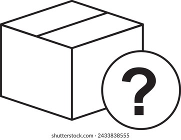 diseño de vector de caja de paquete. diseño de vector de cartón. diseño de vector de entrega