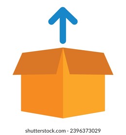 Package Box Vector Flat Icon For Personal And Commercial Use.
