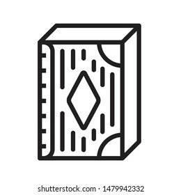 Package business line icon logo design