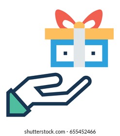 Package Care Vector Icon