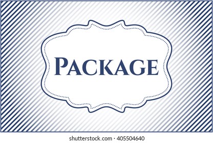 Package colorful banner