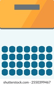 Package With Construction Accessories Vector Illustration