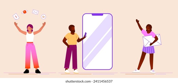 package of corporate vector illustration