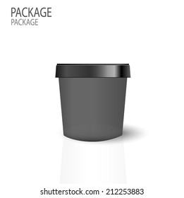 Package cup ice cream design vector illustration