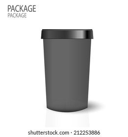 Package cup ice cream design vector illustration