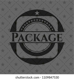  Package dark badge