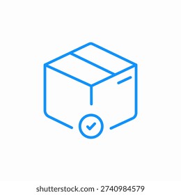 package delivered icon sign vector