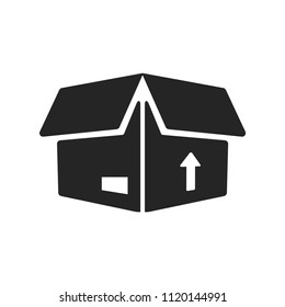 Package for delivery icon. Box symbol