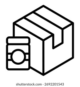 Elemento De Ícone De Entrega De Pacote Para Design