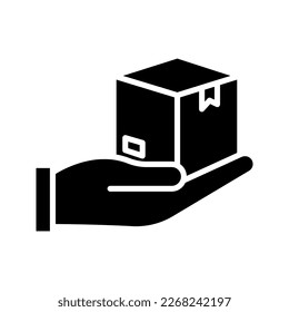 Package delivery icon. sign for mobile concept and web design. vector illustration