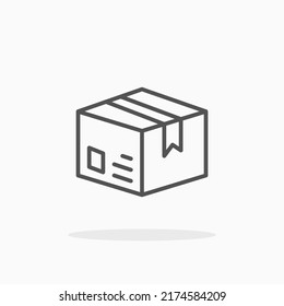 Package Delivery line icon. Editable stroke and pixel perfect. Can be used for digital product, presentation, print design and more.