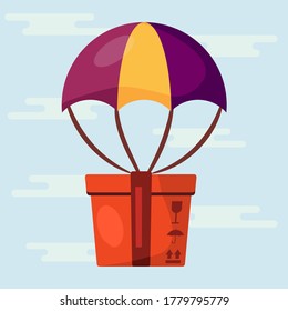 package delivery service concept symbol vector illustration 