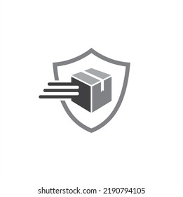 package delivery service icon, vector art.