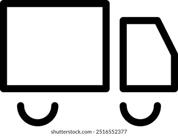 package delivery with truck icon, shipping service icon