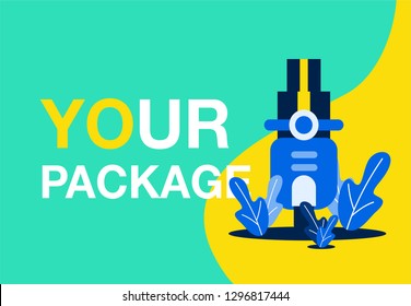 	
package delivery vector illustration concept, people delivery package, can use for, landing page, template, ui, web, mobile app, poster, banner, flyer