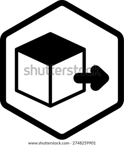 Package Dependents Vector Icon Design Symbol Design Symbol