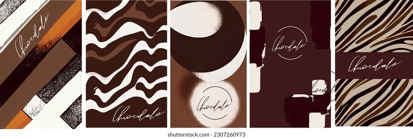 package design ideas product abstract template chocolate banner poster website pattern print candies sweets label vector food chocolate