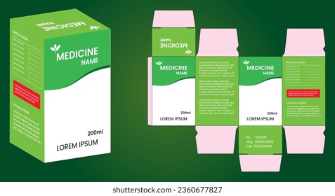Diseño de paquetes. Plantilla de empaquetado para la ilustración de diseño de vectores de producto. Diseño de caja,