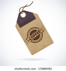 package design retro styled sticker of coffee okay as a template of packet design package design classical original texture coffee isolated sign fancy beans antique classic quality banner diploma offs