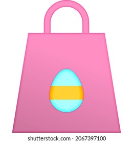 Package egg color icon. Simple color vector elements of religious holiday for ui and ux, website or mobile application on white background