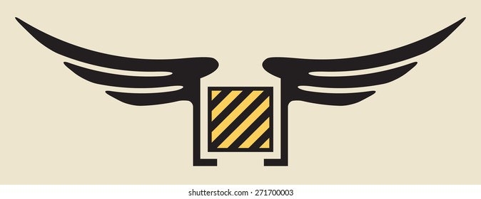 package fast delivery icon - drone
