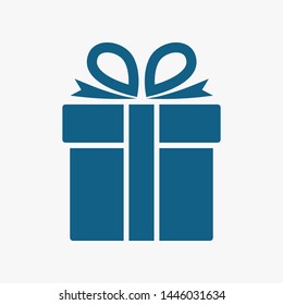  Package in gift wrap, vector eps 10 - box icon