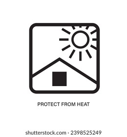 Vector de ilustración de marca de control de paquetes