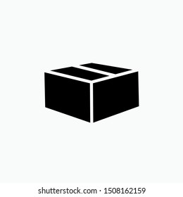 Package Icon. 3D Box Symbol for Design, Presentation, Website or Apps Elements - Vector.