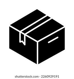 Package icon. box sign for mobile concept and web design. vector illustration