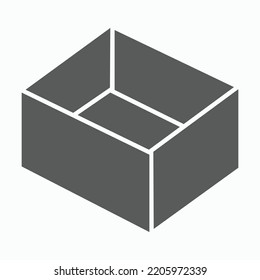 package icon, box vector illustration