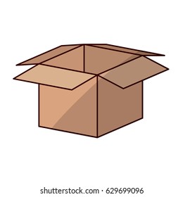 Package icon. Delivery shipping logistic and distribution theme. Isolated design. Vector illustration