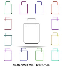 package icon. Elements of commerce in multi color style icons. Simple icon for websites, web design, mobile app, info graphics