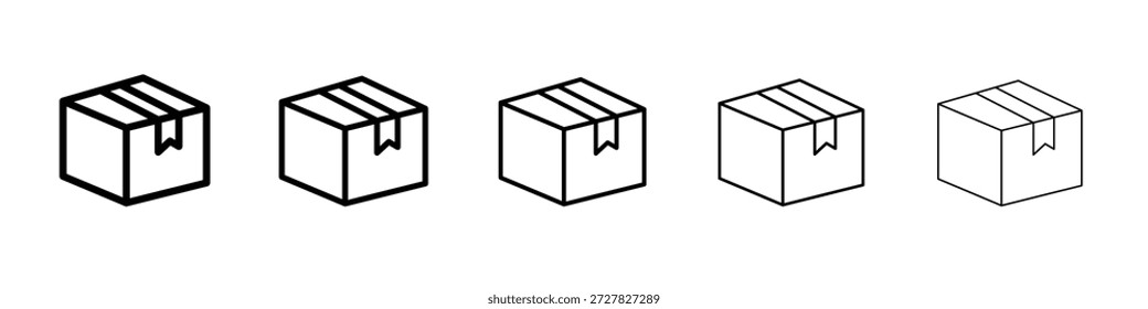 Package icon for graphic designs. Icon vector design