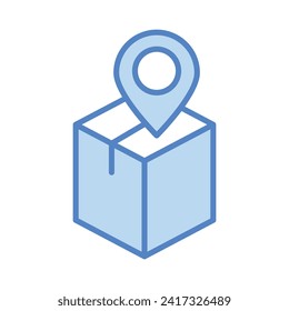 Package icon isolate white background vector stock illustration