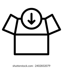 package icon line outline vector sign symbol graphic illustration

