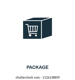 Package icon. Line style icon design. UI. Illustration of package icon. Pictogram isolated on white. Ready to use in web design, apps, software, print
