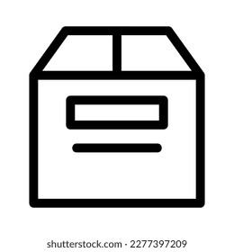 icono de paquete o logotipo símbolo de signo aislado ilustración vectorial - iconos vectoriales de estilo negro de alta calidad
