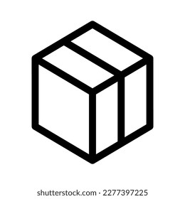 icono de paquete o logotipo símbolo de signo aislado ilustración vectorial - iconos vectoriales de estilo negro de alta calidad
