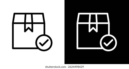 Package icon. Logotype vector set