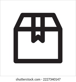 Package Icon with Outline Style