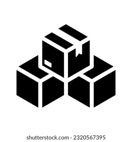 Package icon. sign for mobile concept and web design. vector illustration